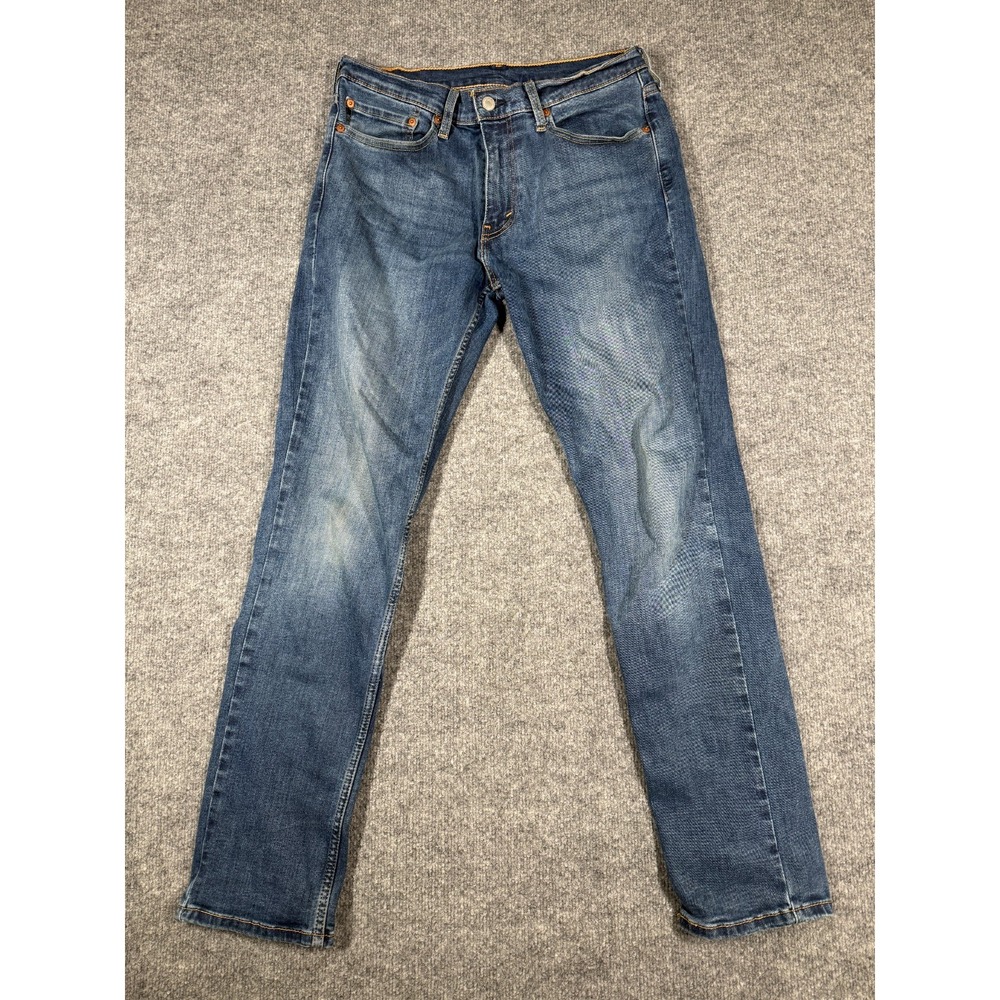 Levi's 511 Slim Jeans Men 32x32 Blue Denim Cotton Stretch Low Rise Everyday Wear